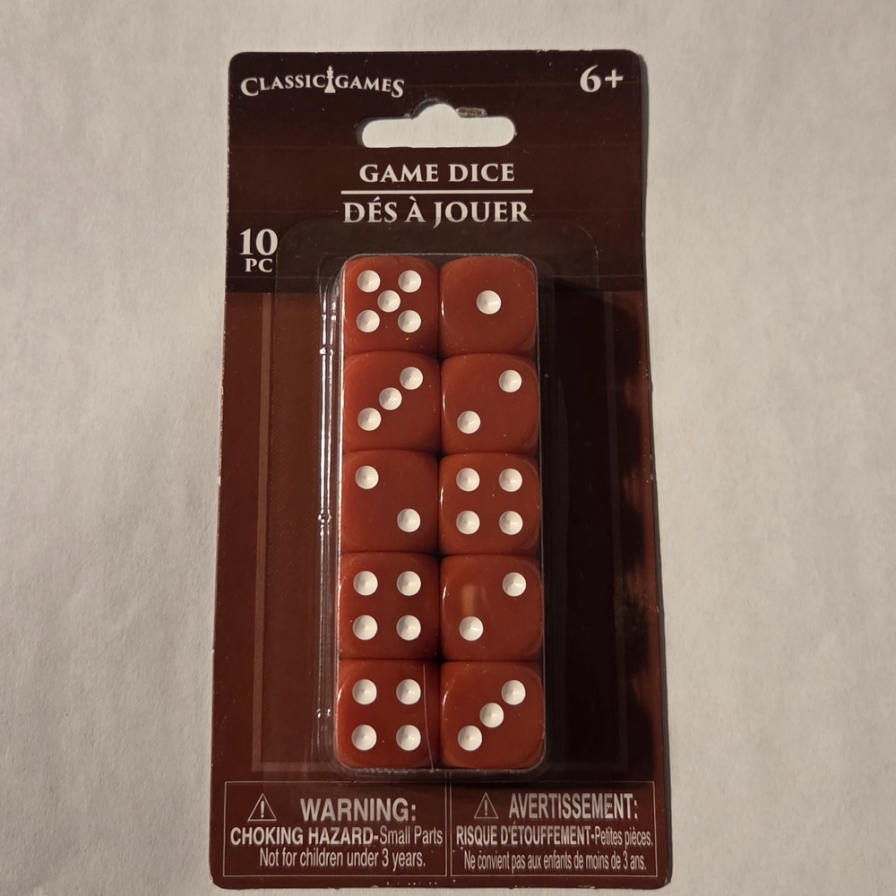 Classic Games Red Dice